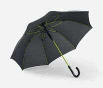 Зонт-трость с цветными спицами Color Style, зеленое яблоко, с черной ручкой арт.64716.95