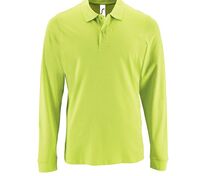Рубашка поло мужская с длинным рукавом Perfect LSL Men, зеленое яблоко арт.02087280