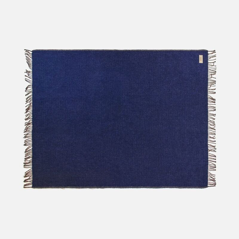 Плед Devika, синий с бежевым арт.18794.40