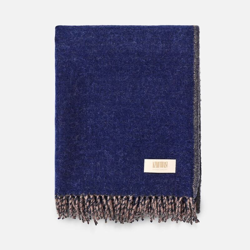 Плед Devika, синий с бежевым арт.18794.40