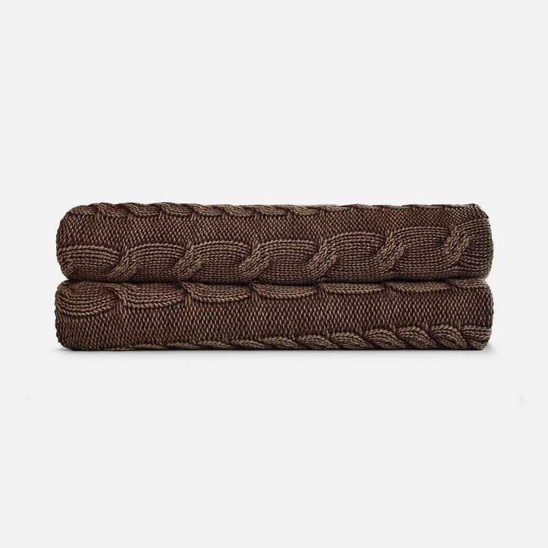 Плед Hygge, коричневый арт.18796.59