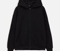 Толстовка унисекс оверсайз Sartoro, черная арт.19555.30