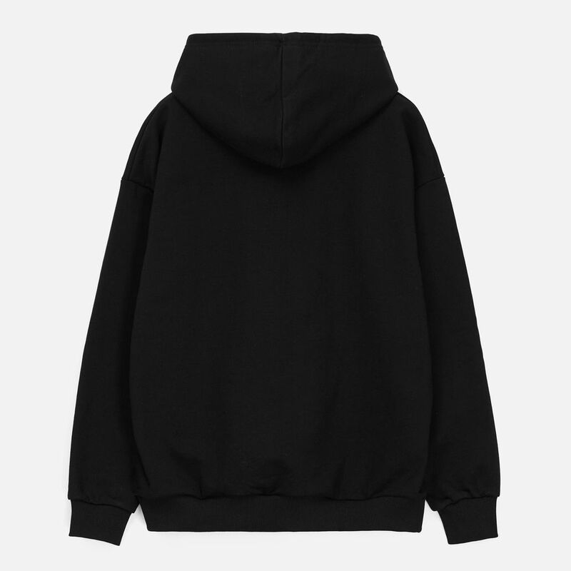 Худи унисекс оверсайз Daylero, черное арт.19556.30