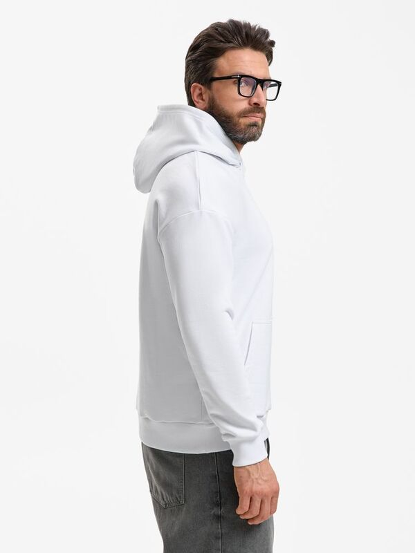 Худи унисекс оверсайз Daylero, белое арт.19556.60