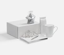 Набор «Планы на счастье», белый с серебристым арт.22604.61