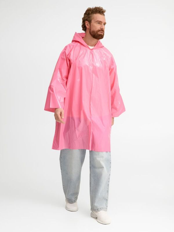 Дождевик-плащ CloudTime с печатью в один цвет на заказ арт.11876.99