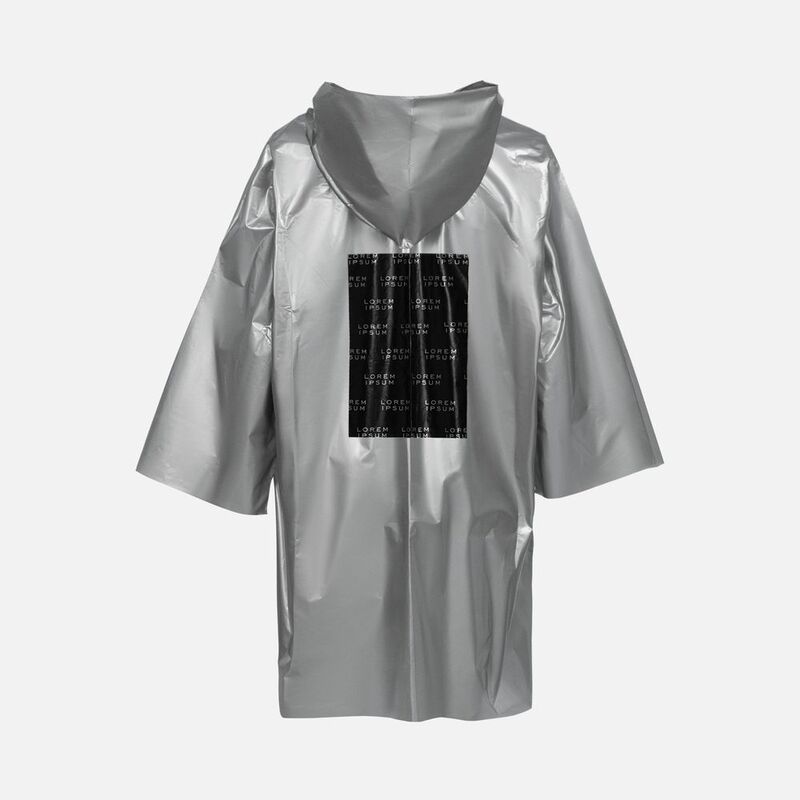Дождевик-плащ CloudTime с печатью в один цвет на заказ арт.11876.99