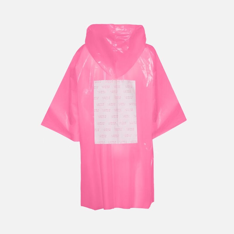 Дождевик-плащ CloudTime с печатью в один цвет на заказ арт.11876.99