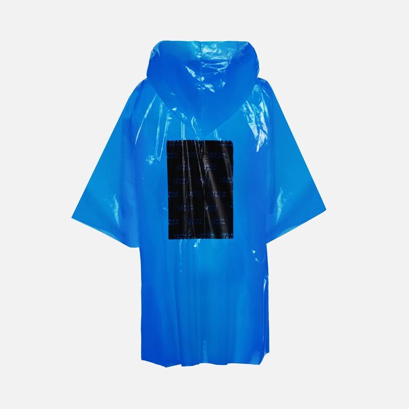 Дождевик-плащ BrightWay с печатью в один цвет на заказ арт.11875.99