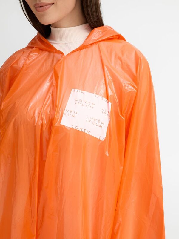 Дождевик-плащ BrightWay с печатью в один цвет на заказ арт.11875.99