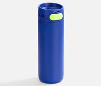 Термостакан X1 с цветной кнопкой, синий с желтым арт.19941.47