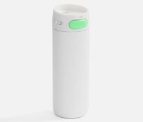 Термостакан X1 с цветной кнопкой, белый с зеленым арт.19941.68