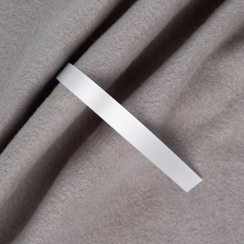 Лента сатиновая Satin 10 S, белая, 50 см арт.20988.60.50cm