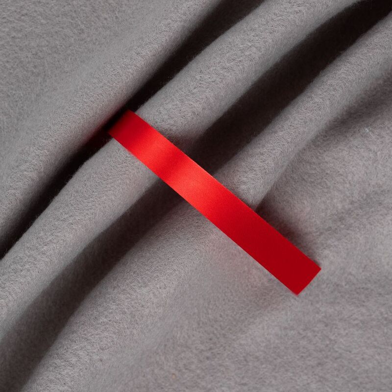 Лента сатиновая Satin 10 S, красная, 20 см арт.20988.50.20cm