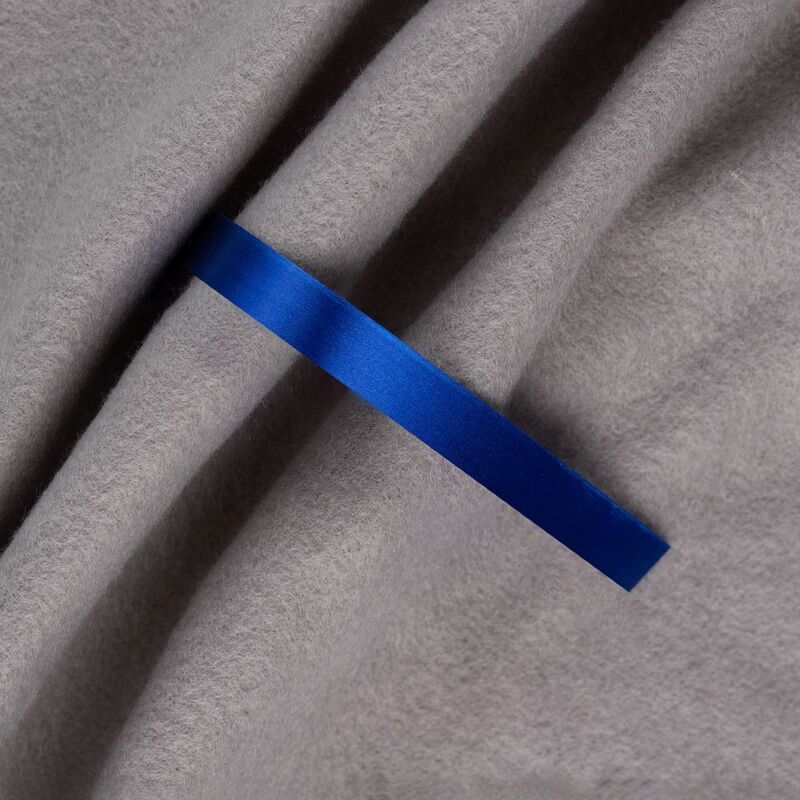 Лента сатиновая Satin 10 S, синяя, 20 см арт.20988.44.20cm