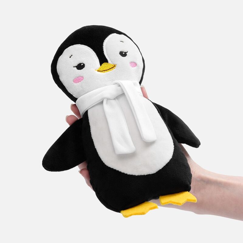 Мягкая игрушка Beastie Toys, пингвиненок с белым шарфом арт.19085.01