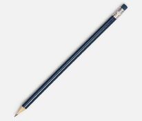 Карандаш простой Hand Friend с ластиком, темно-синий арт.5002.42