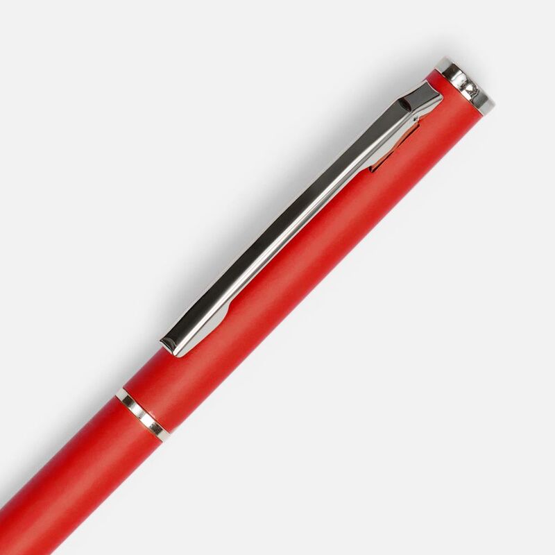 Ручка шариковая Hotel Chrome, ver.2, матовая красная арт.7078.51