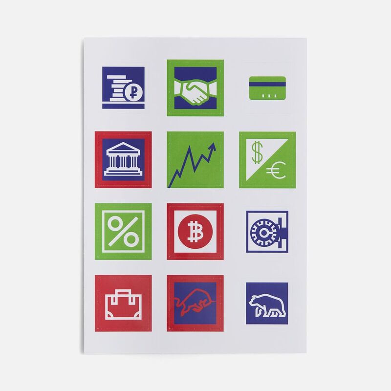 Стикерпак бумажный Industry, финансы арт.19942.02