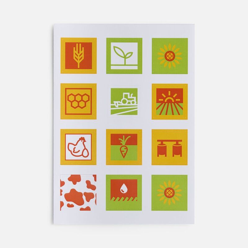 Стикерпак бумажный Industry, сельское хозяйство арт.19942.04