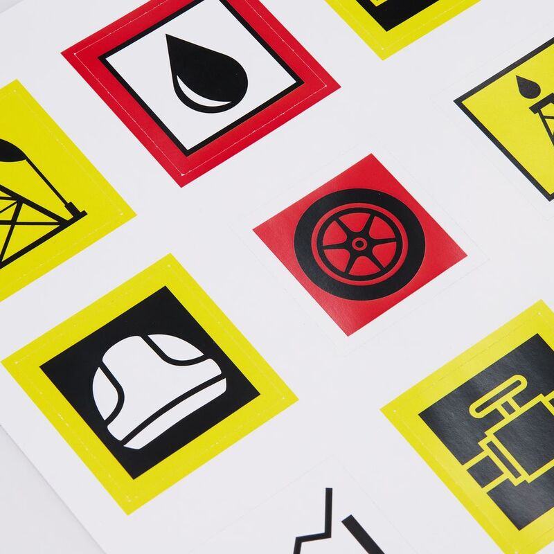 Стикерпак бумажный Industry, нефть арт.19942.05