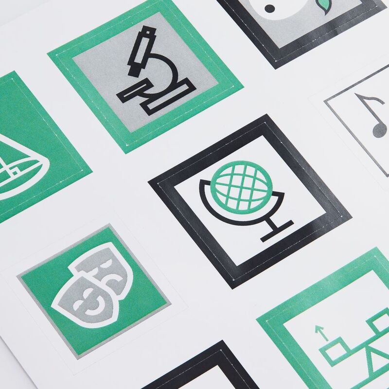 Стикерпак бумажный Industry, наука и искусство арт.19942.06