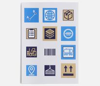 Стикерпак бумажный Industry, логистика арт.19942.10