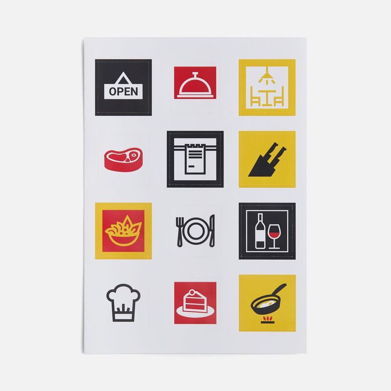 Стикерпак бумажный Industry, кафе арт.19942.11