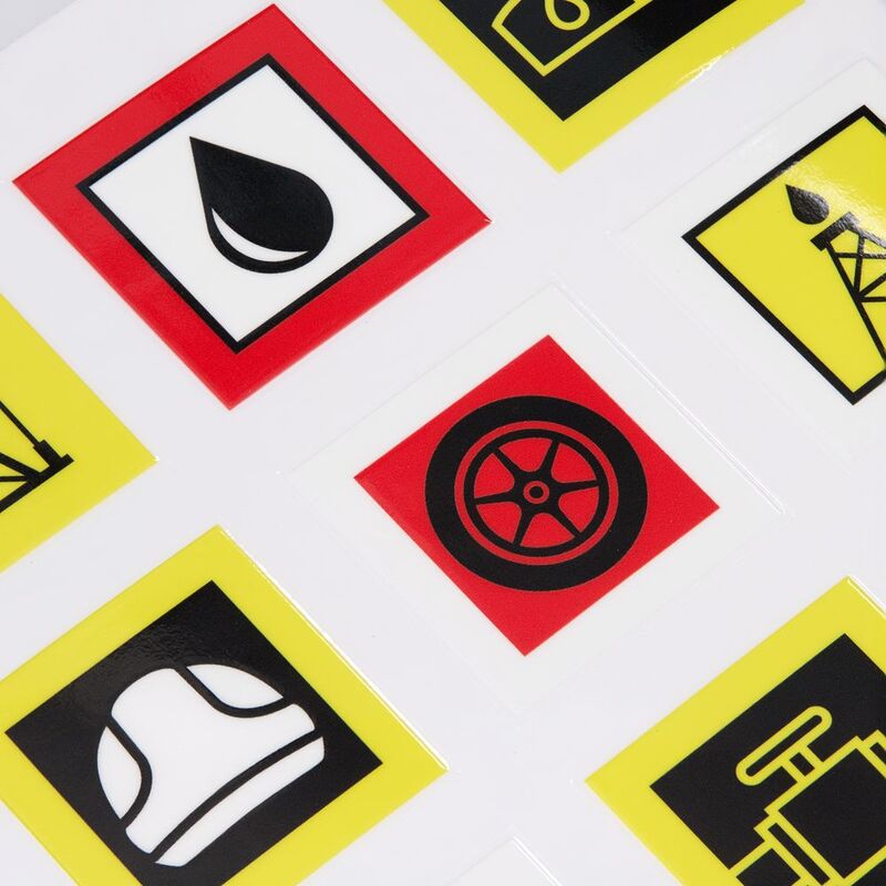 Стикерпак UV-DTF Industry, нефть арт.19943.05