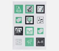 Стикерпак UV-DTF Industry, наука и искусство арт.19943.06