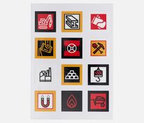 Стикерпак UV-DTF Industry, металлургия арт.19943.08