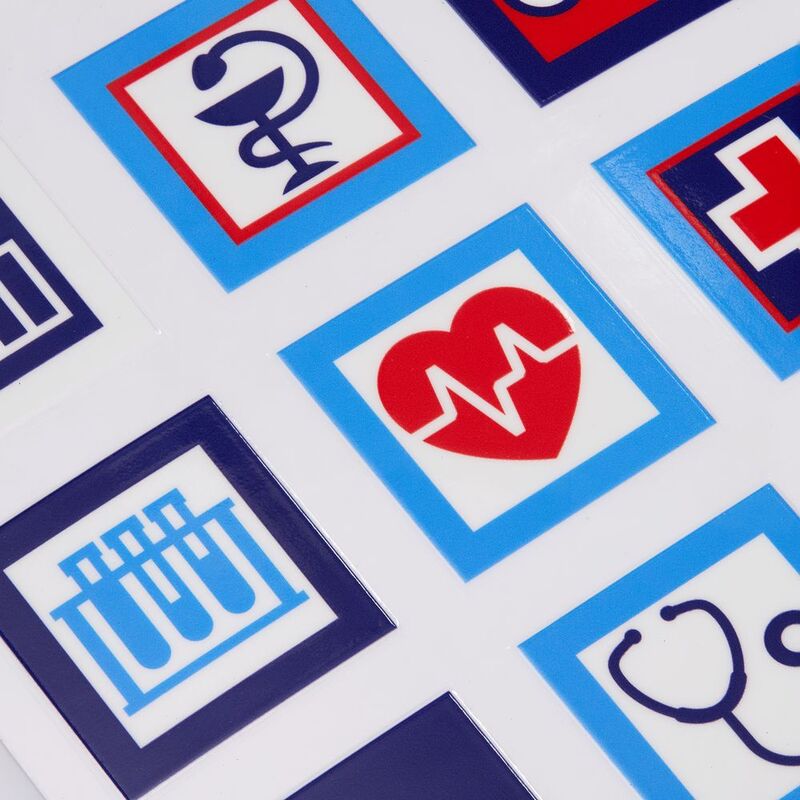 Стикерпак UV-DTF Industry, здравоохранение арт.19943.09