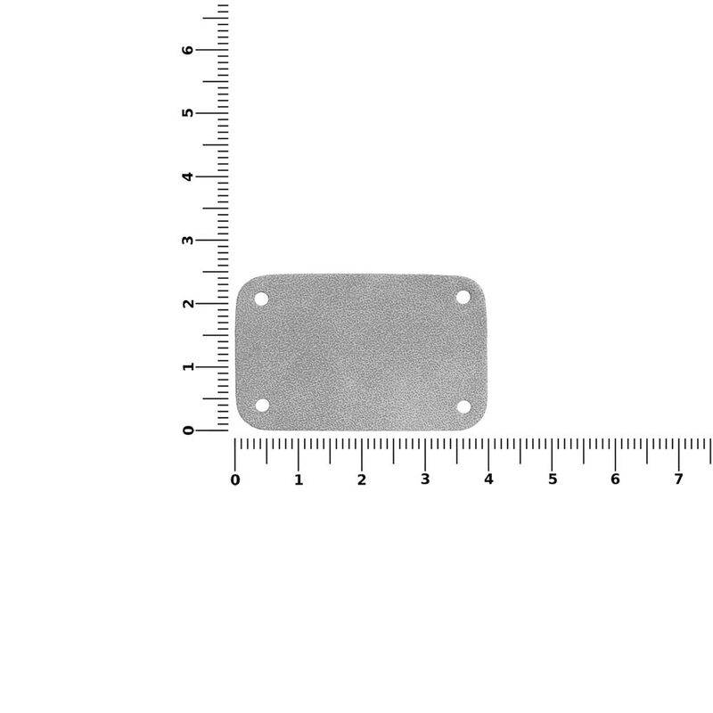 Лейбл Eta Nubuck Touch, S, серый арт.19277.10