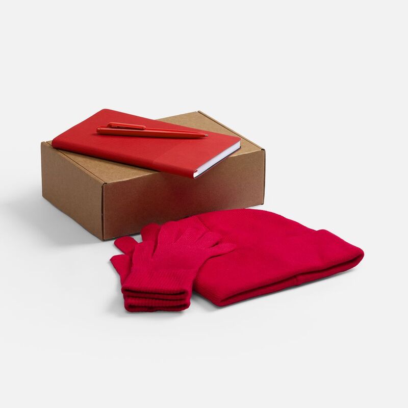 Набор Knit Warm, красный арт.21812.50