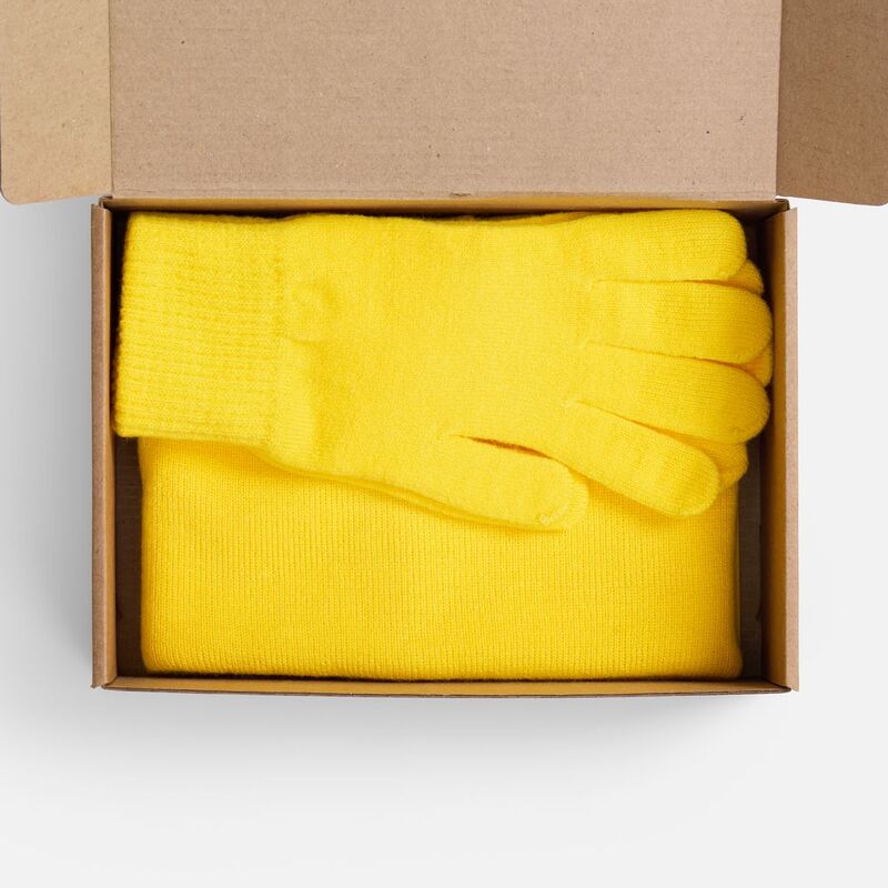 Набор Knit Warm, желтый арт.21812.80