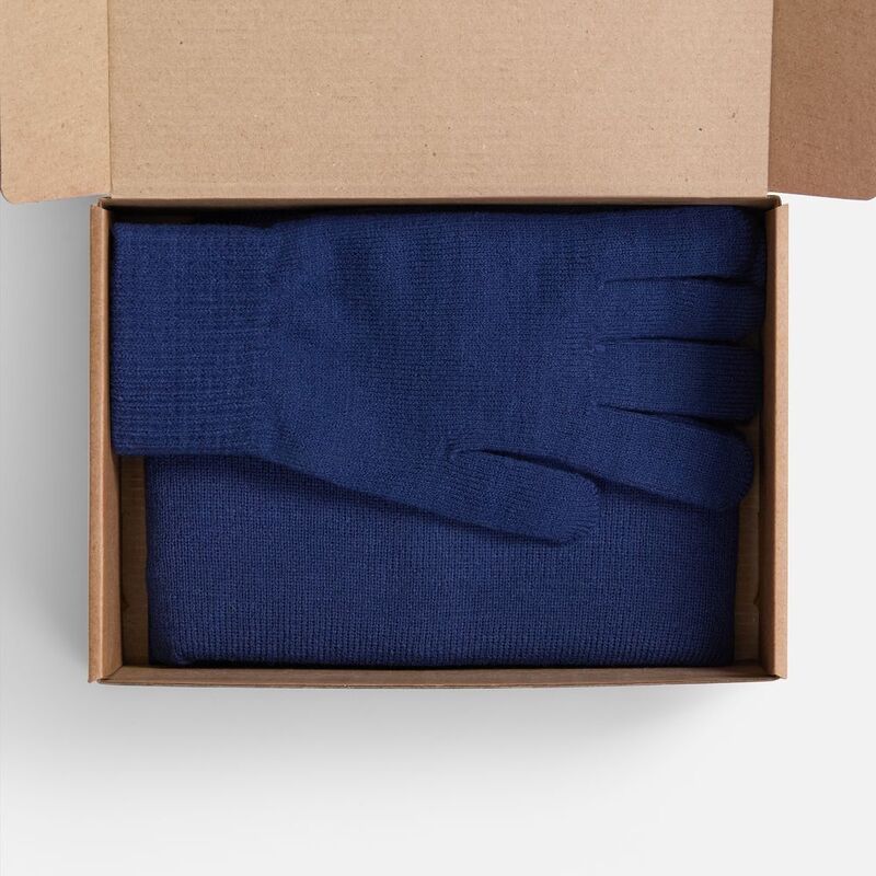 Набор Knit Warm, синий арт.21812.40