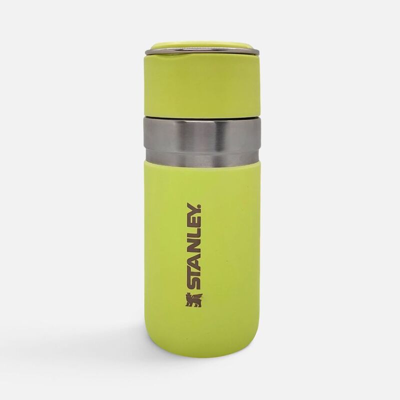 Термобутылка Go Quick Flip 470, желто-зеленая (цитрон) арт.20597.90