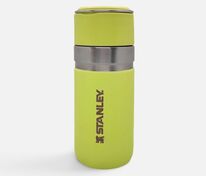 Термобутылка Go Quick Flip 470, желто-зеленая (цитрон) арт.20597.90