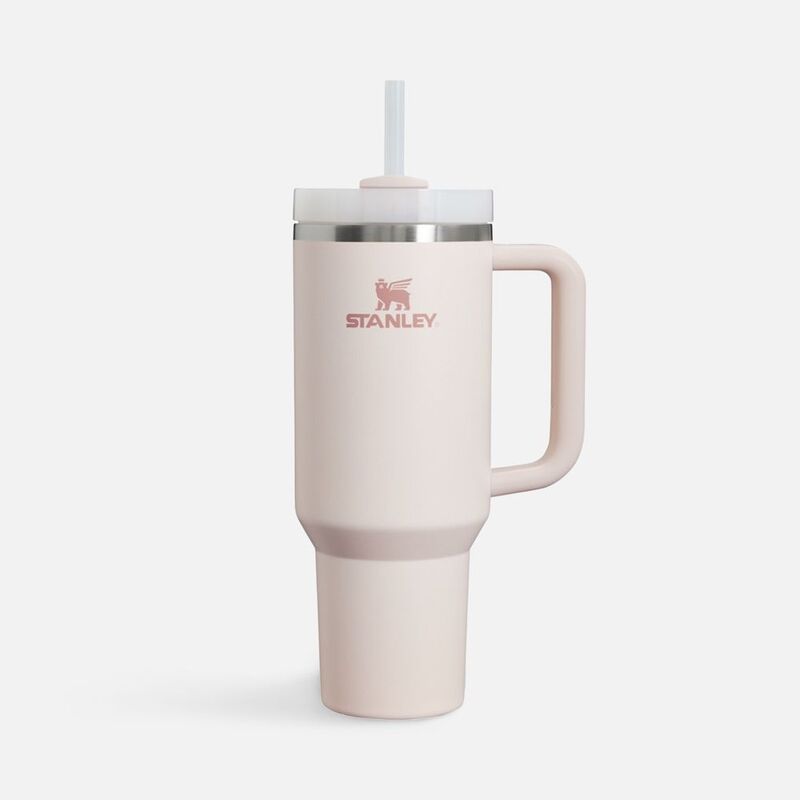 Термокружка Quencher H2.0 1180 с трубочкой, розовая арт.20629.15