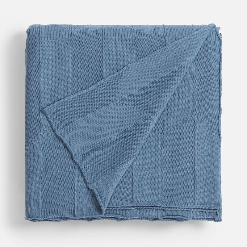 Плед Rombus, синий (дымчатый) арт.19623.43