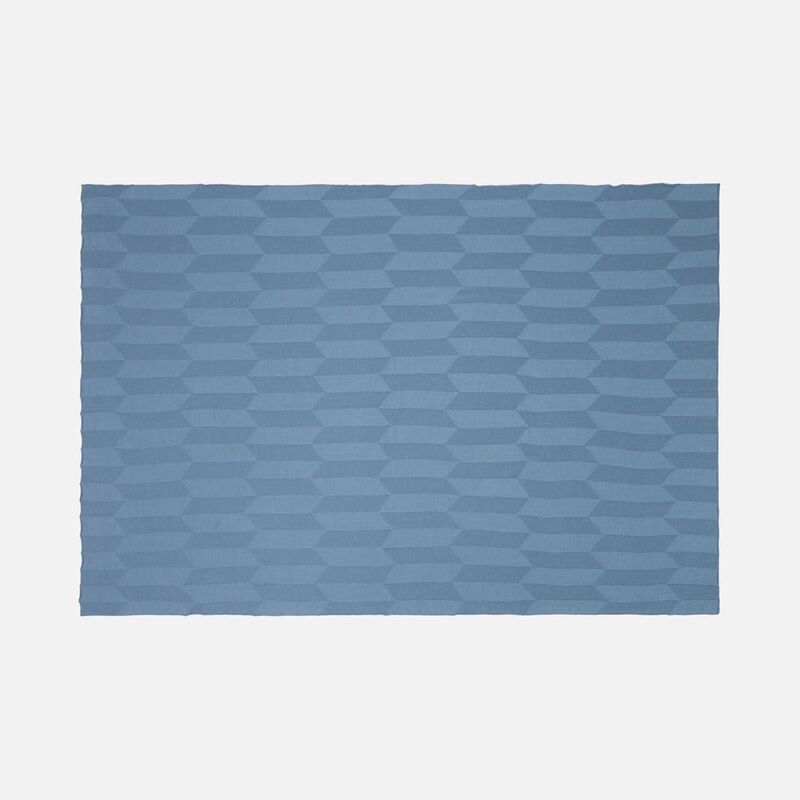 Плед Rombus, синий (дымчатый) арт.19623.43