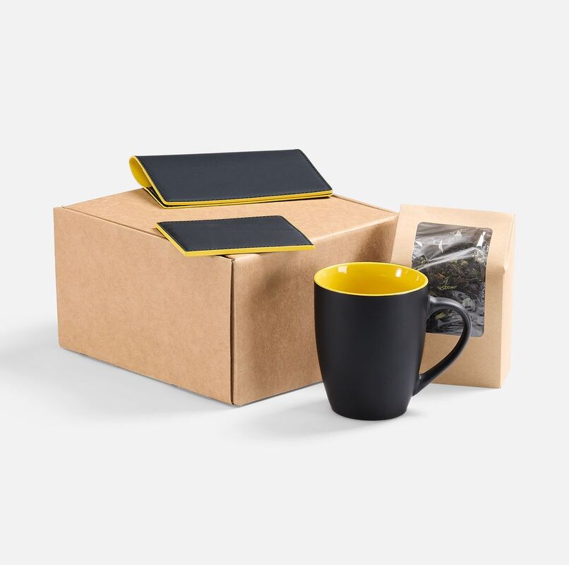 Набор Multimo Tea, черный с желтым арт.23421.38