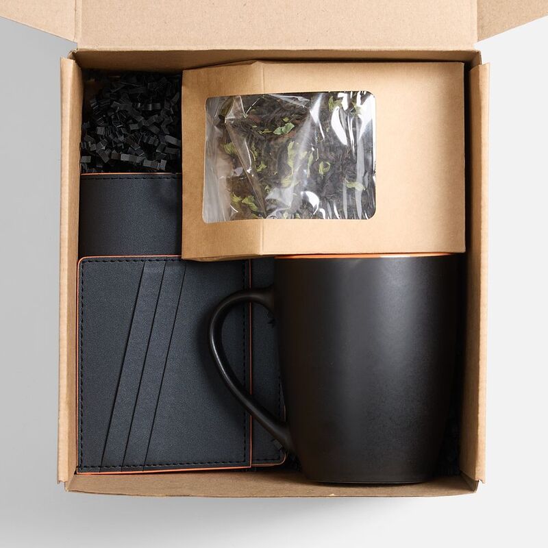 Набор Multimo Tea, черный с оранжевым арт.23421.32