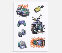 Стикерпак бумажный Thematik, для мужчин арт.19071.01