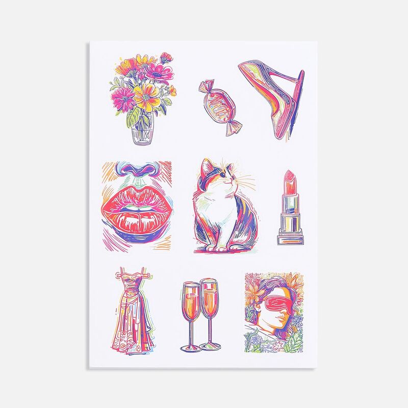 Стикерпак бумажный Thematik, для женщин арт.19071.02