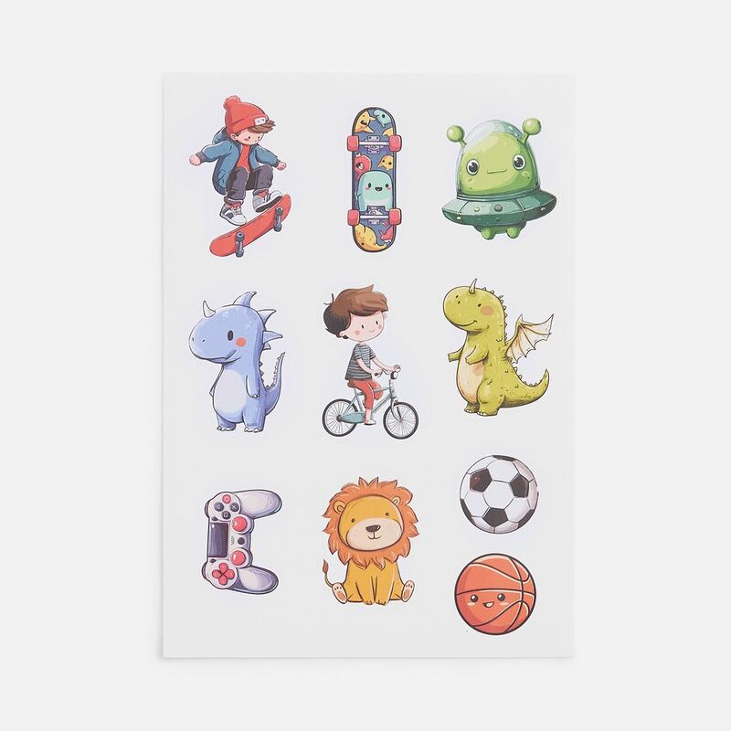 Стикерпак бумажный Thematik, для мальчиков арт.19071.03