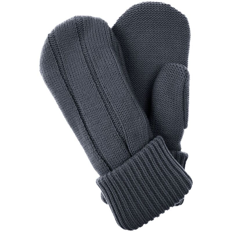 Варежки Knit Beat, темно-серые арт.19893.28