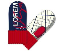 Варежки на заказ Joyful Grand, акрил арт.19655.01