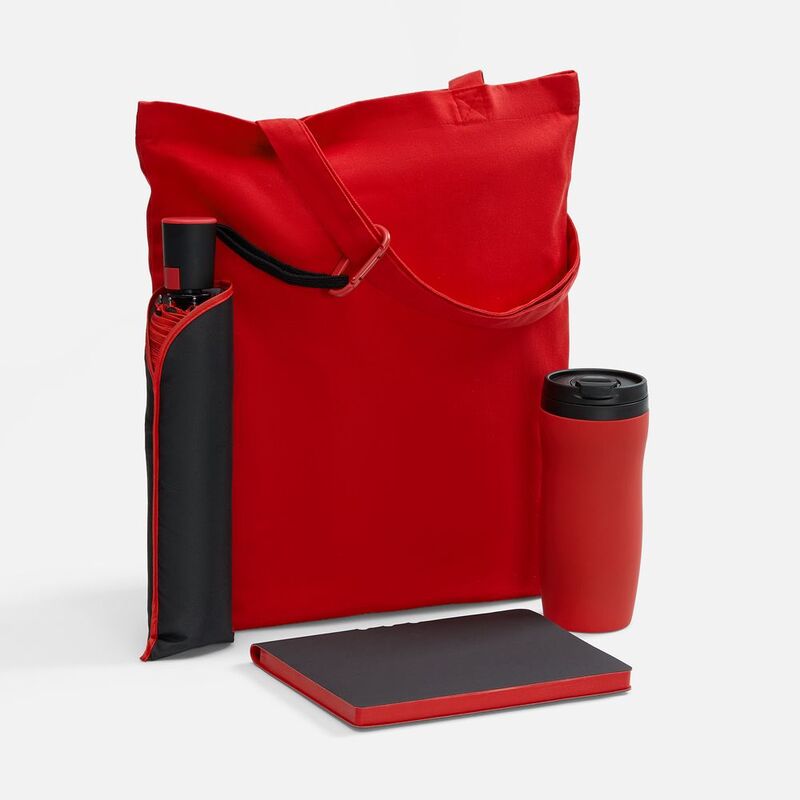 Набор Flexpen Black Walk, черный с красным арт.23096.35