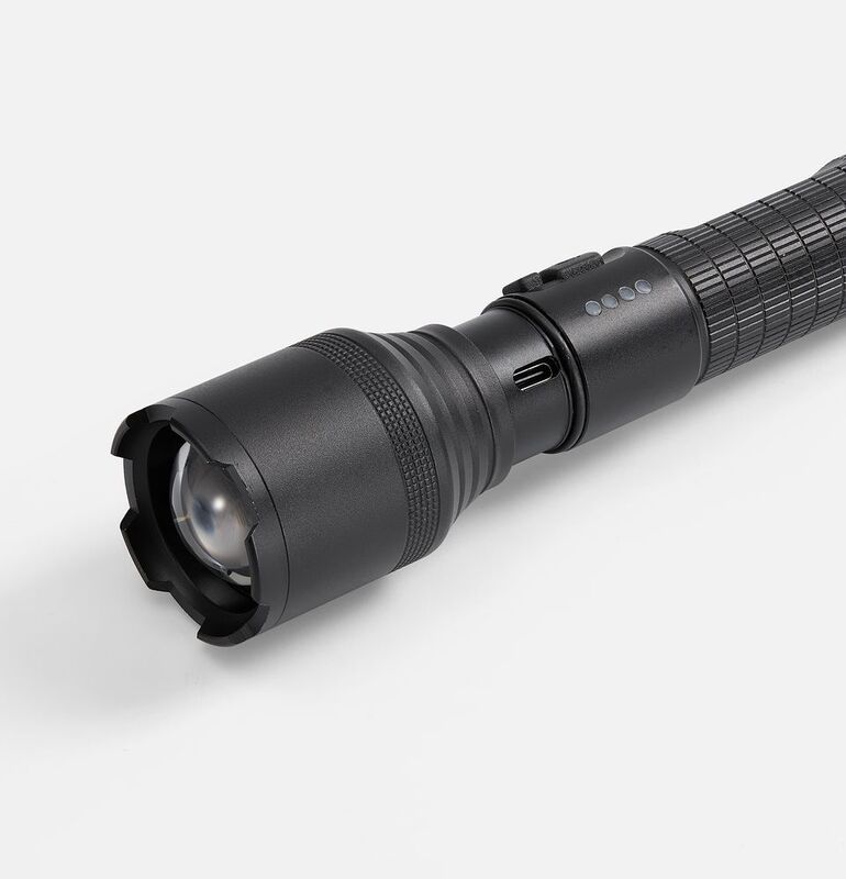 Фонарь аккумуляторный с фокусировкой луча FarSee, черный арт.63058.30